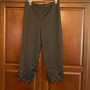 Black Dressy Capris Pants